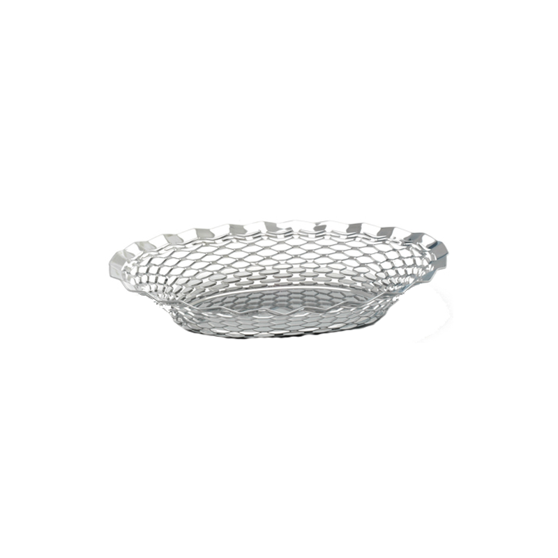 St/Steel Round Basket 9.1/2"(d). - Case Qty 1