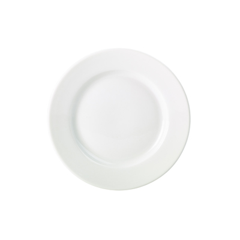 RGW Classic Winged Plate 21cm White - Case Qty 6