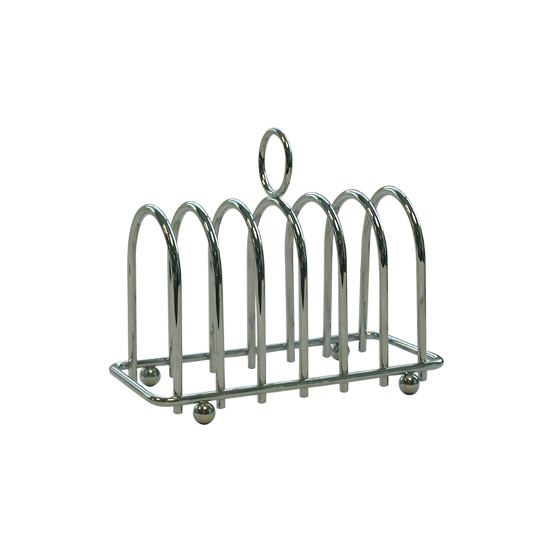 Chrome Horseshoe 6 Slice Toast Rack - Case Qty 1