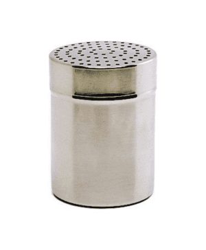 St/Steel Shaker with Large 4mm Hole (Plastic Cap) - Case Qty 1