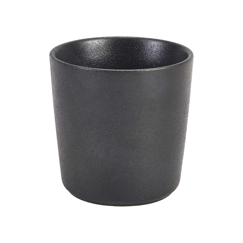 Cast Iron Effect Chip Cup 8.5 x 8.5cm - Case Qty 6