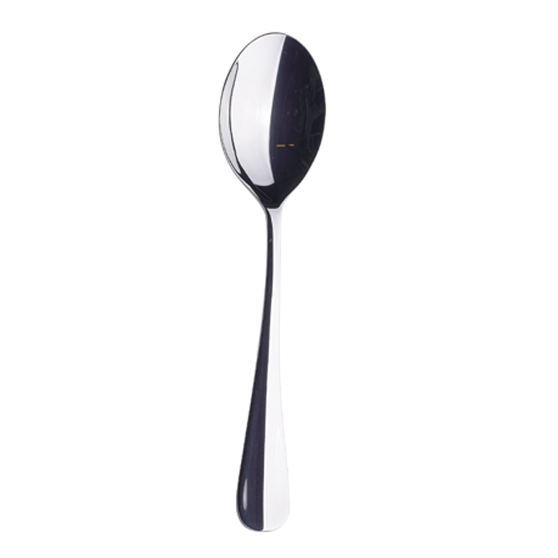 Genware Baguette Dessert Spoon 18/0 (12's) - Case Qty 1