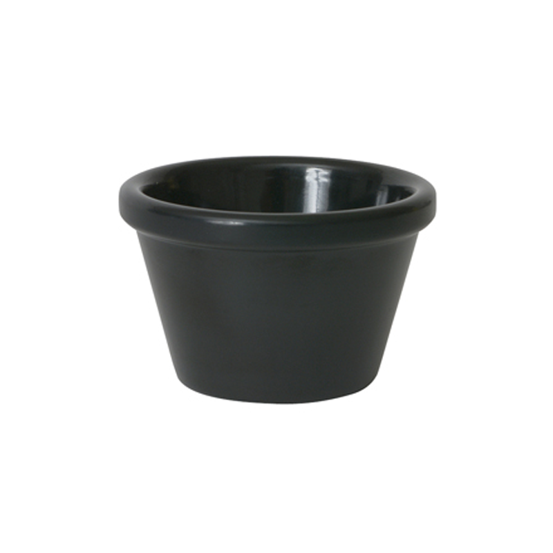 Ramekin 1.5oz Smooth Black - Case Qty 1