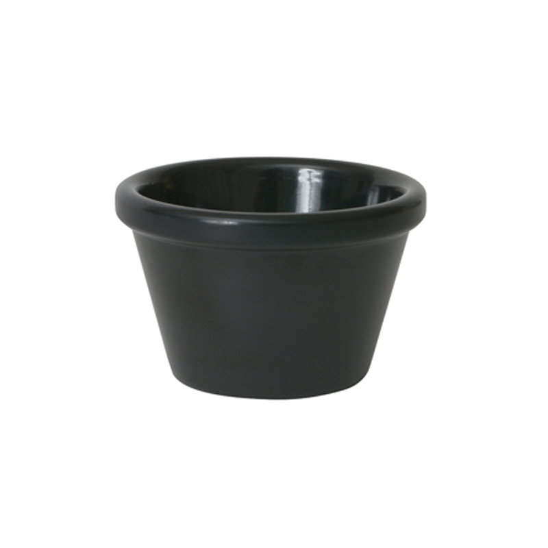 Ramekin 3oz Smooth Black 81x36mm - Case Qty 1