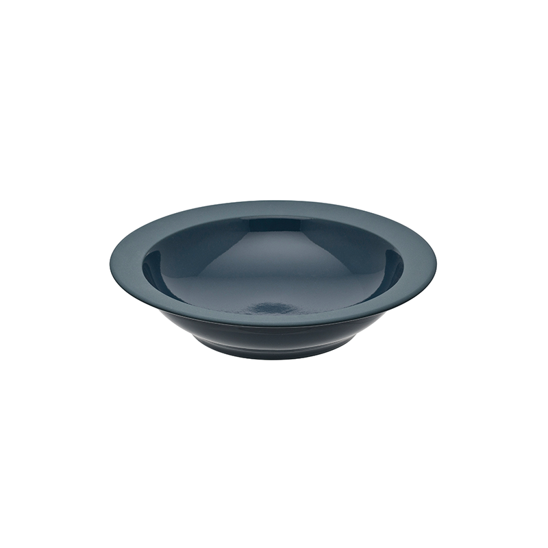 Bahia Blue Stone Round Deep Plate 20cm / 7.9" - Case Qty 6