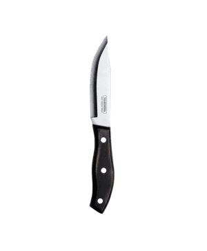 Tramontina Jumbo Light Black Swan Polywood Steak Knife Pointed Blade 3 Stud 24cm 9.5" CASE QTY 12