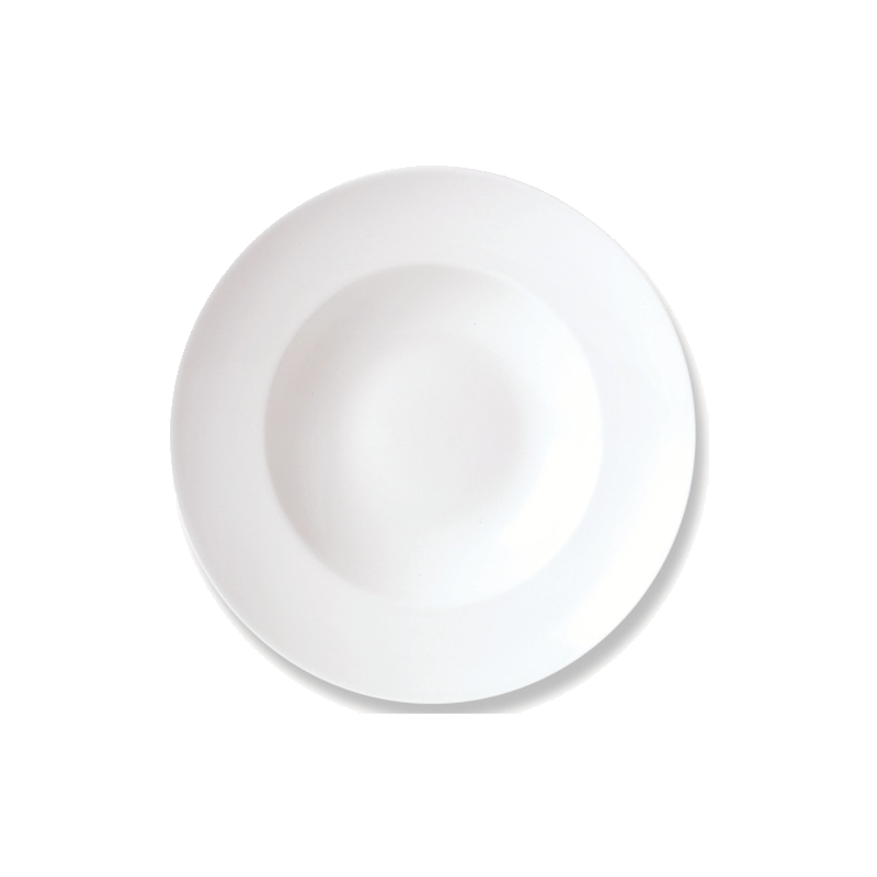 Simplicity White Bowl Nouveau 27cm 10 5 / 8  - CASE QTY - 6