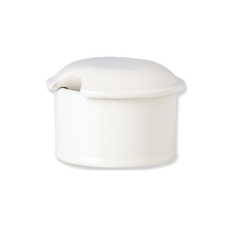 Simplicity White Lid for Mustard Pot 0498 - CASE QTY - 12