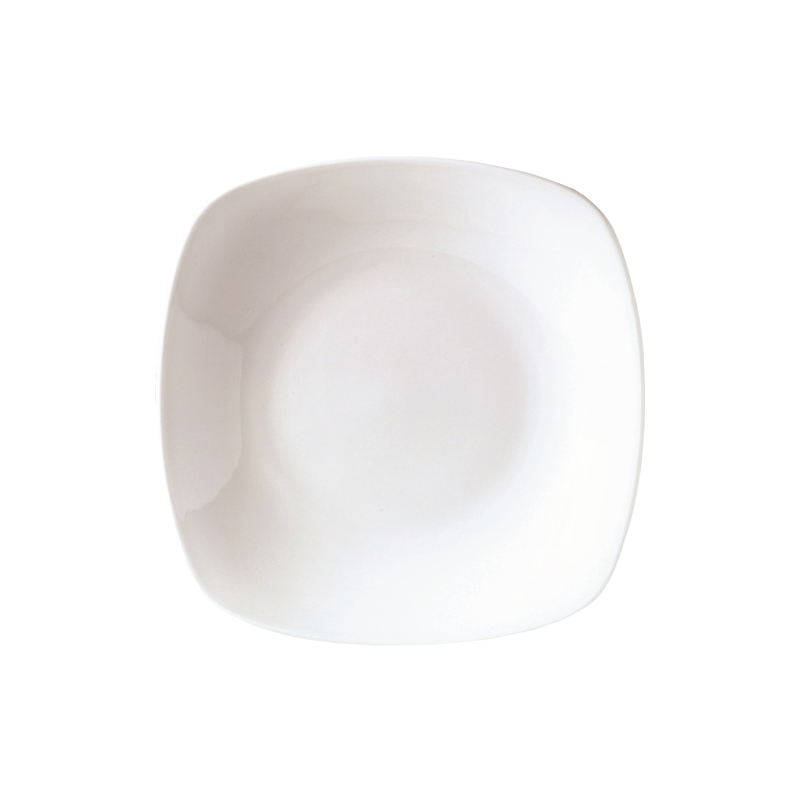 Monaco White Plate Quadro 28cm 11  - CASE QTY - 12