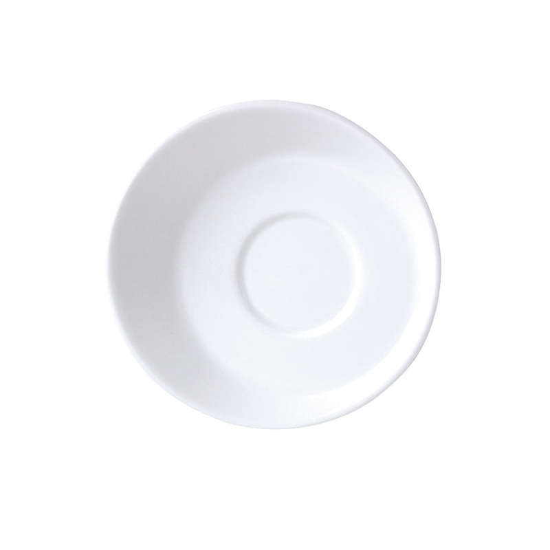 Monaco White Saucer Sheer 11.75cm 4 5 / 8  - CASE QTY - 24