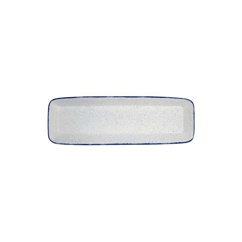 Churchill Stonecast Hints Indigo Blue Rectangular Baking Dish - 53x16x6.2cm - Case Qty 2