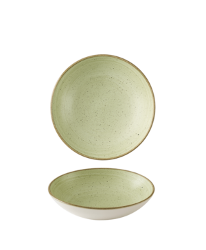 Churchill China Stonecast Raw Green Coupe   182mm 7¼"   - Case Qty - 12