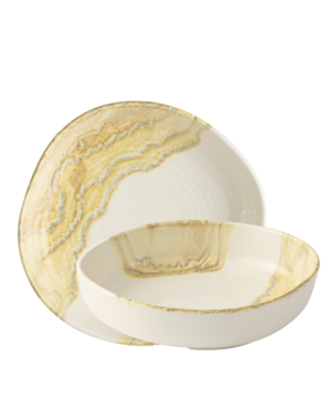 Churchill China Tide Gold Organic Walled   230mm 9"   - Case Qty - 6