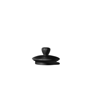 Degrenne Salam Black Porcelain Lid for 2 & 4 Cup       - Case Qty - 6