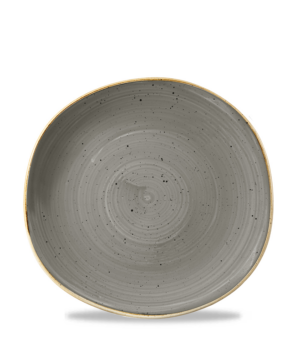 Churchill China Stonecast Peppercorn Grey Organic   264mm 10⅜"   - Case Qty - 12