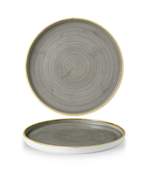 Churchill China Stonecast Peppercorn Grey Walled   260mm 10¼"   - Case Qty - 6