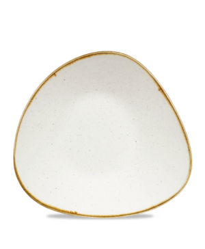 Churchill China Stonecast Barley White Triangular Shallow   272 x 267mm 10¾  x 10½"   - Case Qty - 12