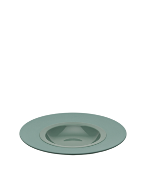 Degrenne Bahia Green Clay Gourmet Plate /   230mm 9⅛"   - Case Qty - 6