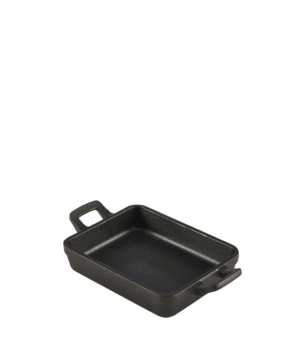 Genware Cast Iron Mini Rectangular   140 x 110 x 45mm    - Case Qty - 6