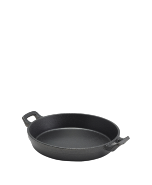 Genware Cast Iron Round Eared   180 x 34mm    - Case Qty - 6