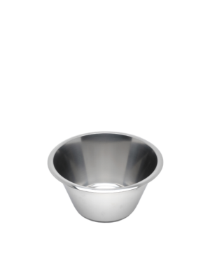 Genware Mixing Bowls - Stainless Steel Swedish Bowls 1lt  170 x 90mm    - Case Qty - 1