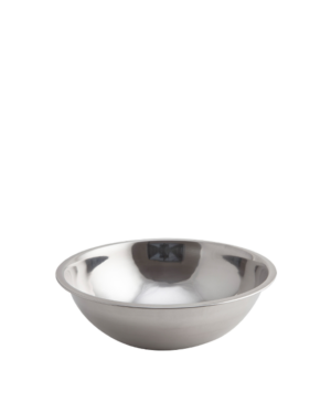 Genware Mixing Bowls - Stainless Steel Curved Sided