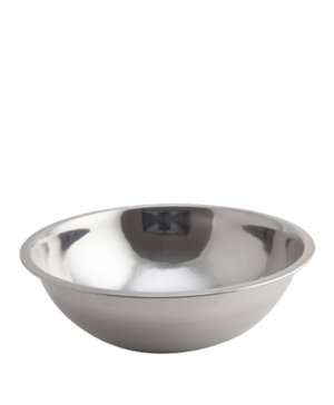 Genware Mixing Bowls - Stainless Steel Curved Sided