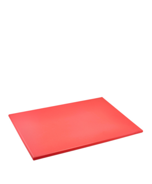 Genware Cutting Boards High Density (Red)   610 x 457 x 19mm 18 x 24 x ¾"   - Case Qty - 1