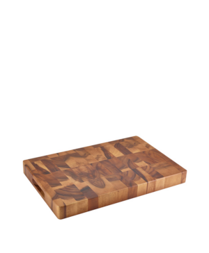 Genware Cutting Boards Acacia Wood Chopping Board   455 x 305 x 45mm 18 x 12 x 1¾"   - Case Qty - 1