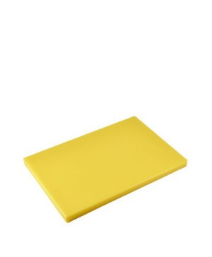 Genware Cutting Boards Low Density (Yellow)   457 x 305 x 25mm 18 x 12 x 1"   - Case Qty - 1